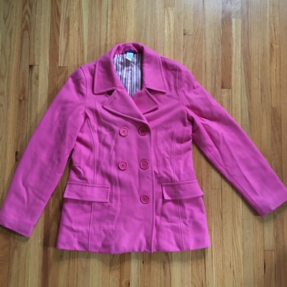 Vintage Pink Peacoat - Picture 2 of 5